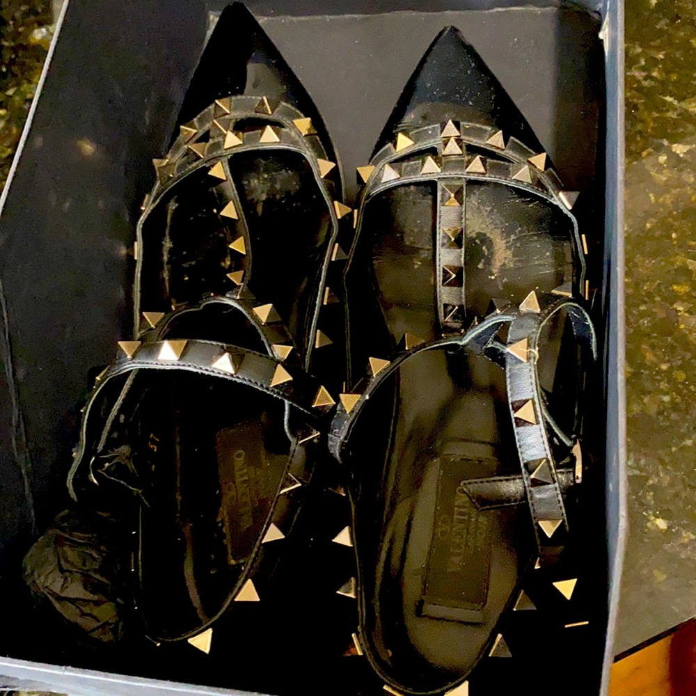 Valentino rockstud flats